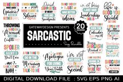 Funny Sarcastic Png Bundle / 80 designs Product Image 4