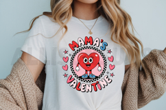 Mamas Valentine Heart Sublimation PNG, Mama Love Sublimation Product Image 3