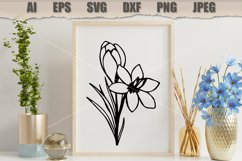 Clipart Flowers SVG Product Image 4