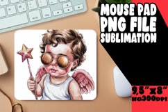 WHIMSICAL mouse PAD PNG Design, Cupid Product Image 1