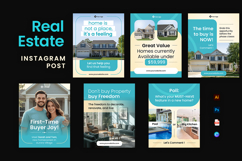 Off White Turquoise Real Estate - Instagram Post Product Image 3