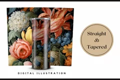 20 oz Floral Tumbler Wrap Sublimation, Floral Sublimation Product Image 3