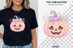 Pastel Halloween Pumpkin PNG | Cute Jack O Lantern Clipart Product Image 3