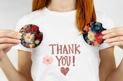 Art Flowers Car Coaster Template, Floral Coaster Print Product Image 3