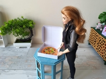 Miniature pizza box digital PDF file download dollhouse Product Image 3