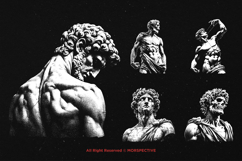 10 Bundle Dark Art Greek Roman Statue gods Sculptures Product Image 5