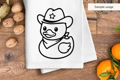 Cowboy Rubber Duck SVG Product Image 3