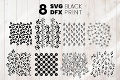 Shiny Botanical Spring Bundle, Floral Ornament Digital Paper Product Image 3