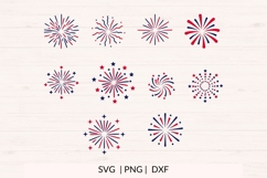 Fireworks SVG Bundle | 20 Patriotic 4th of July Designs Product Image 3