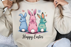 Happy easter PNG, Coquette Easter Day Sublimation PNG Product Image 3