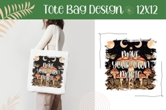 Cartoon Mushrooms Illustration PNG, Make Your Own Magic PNG Product Image 1