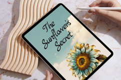 Retro Vintage Sunflowers Clipart Product Image 3