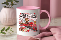 Love Express Valentines Sublimation PNG Product Image 3