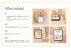 50 Digital Devices Canva Mockups Product Image 3