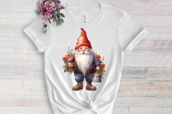 Christmas Santa Gnome Clipart Sublimation, Christmas PNG Product Image 3