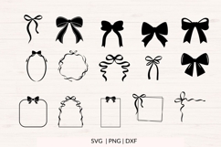 Coquette Ribbon SVG Bundle | 30 Designs | SVG PNG DXF Product Image 3