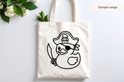 Pirate Baby Duck Illustration SVG Product Image 3