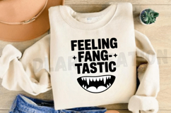 Feeling Fang Tastic Vampire Halloween PNG Design Product Image 3