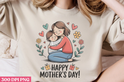 Floral Mama Mom Sublimation PNG Product Image 3