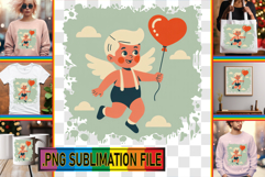 Sweet TOTE BAG Art Ideas, Cupid Product Image 1
