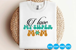 Mother's day retro SVG Design, Mom design Product Image 3