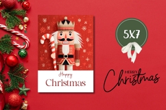 Christmas Nutcracker Greeting Card, Christmas Wall Art Product Image 3