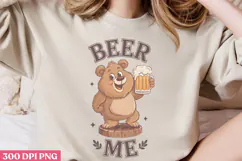 Beer me PNG, Funny Beer Quotes Sublimation PNG Product Image 3