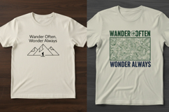 WANDER OFTEN T-SHIRT DESIGNS Product Image 3