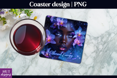 Inspirational quote Coaster Ethereal Women Coaster PNG Product Image 1