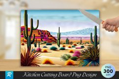 Desert Cutting Board Sublimation Design Product Image 1