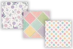Happy Dots Pastel Digital Paper, Seamless Polka Dot Pattern Product Image 3