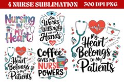 Nurse Sublimation PNG Product Image 1