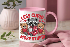 Less Cupid More Stupid PNG, Valentine Sublimation PNG Product Image 3