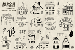 Home sweet home Svg Png Eps Product Image 3
