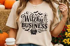 Witchy Business Svg, Halloween Witch Svg, Witchy Vibes Svg. Product Image 4
