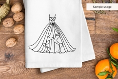 Wedding Dress SVG Product Image 3