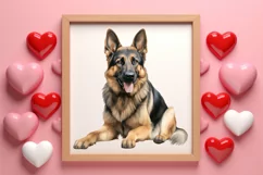 Valentine Pet Dogs Clipart, Valentine Pets Clipart Product Image 3