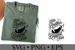 Little Brother Biggest Fan Svg | Game Day Svg | Shirt Svg Product Image 3