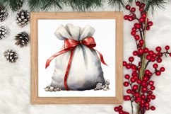 Watercolor Christmas Farm Clipart Product Image 2