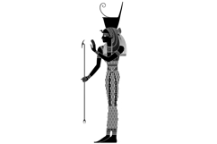 Amunet .Egyptian ancient symbol. Culture.Design element. Product Image 3