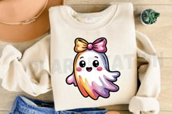 Coquette Halloween Ghost PNG Design Product Image 3