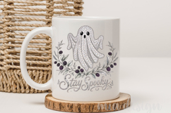 Stay Spooky PNG, Rhinestone Ghost Halloween Sublimation Product Image 3