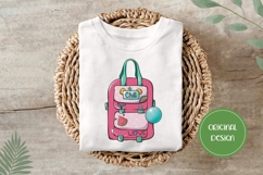 Hand Drawn Backpack Illustration, Cartoon Backpack PNG Product Image 3