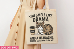 You Smell Like Drama And A Headache PNG, Funny Animal Jokes Product Image 1