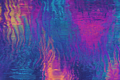 Neon Glitch Abstract Texture with Vibrant Retro Wave Color A Product Image 1