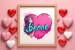 Valentine Vintage Love Clipart, Christmas Clipart Product Image 3