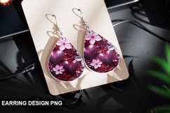 Valentines Day Teardrop Sublimation- Valentines Day Earring Product Image 1