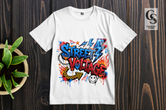 Street Voltage Graffiti Sublimation PNG Product Image 3