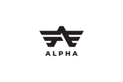Alpha Letter A Logo Design Vector Product Image 3