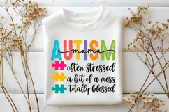 Autism Mom Sweatshirt, Women’s Svg Png, Product Image 5